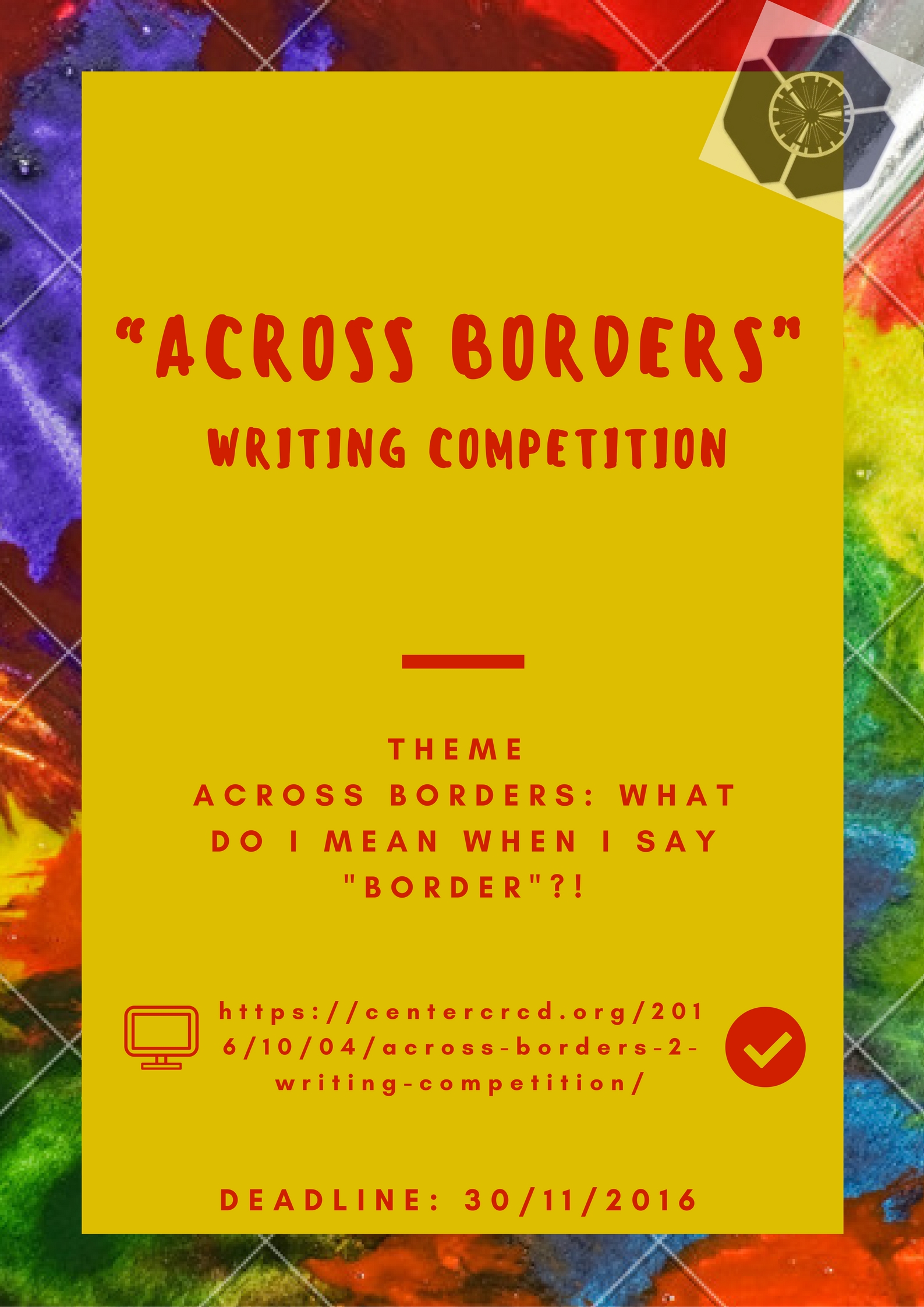 “Across Borders [2]” Writing Competition – Center for research, cross ...
